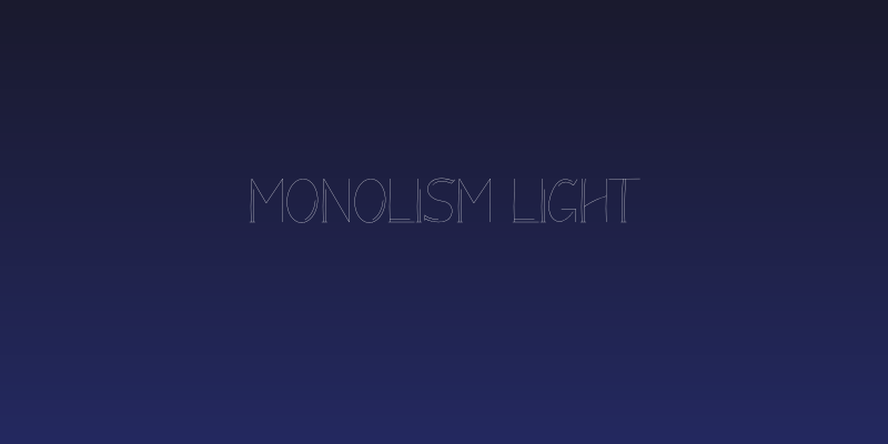 Monolism Light Social Header