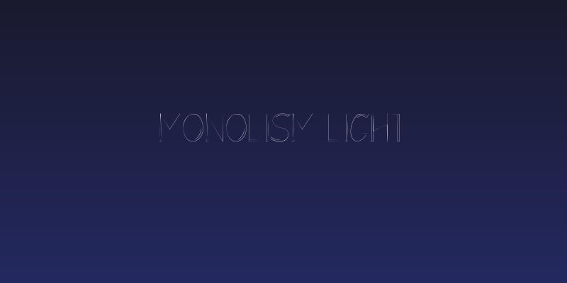 Monolism Light Social Header