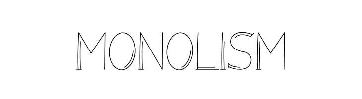 Monolism  Frei Schriftart Herunterladen