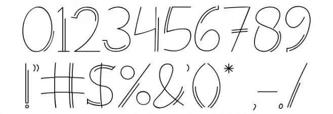 Monolism Font OTHER CHARS