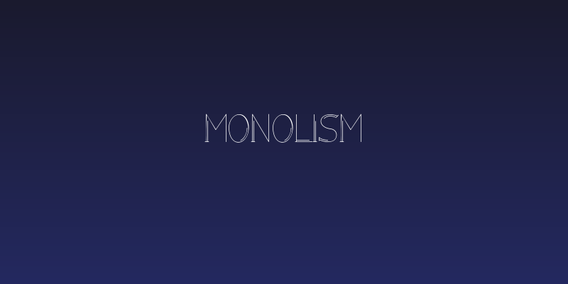 Monolism Social Header