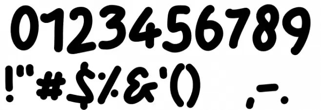 Monolite Font OTHER CHARS