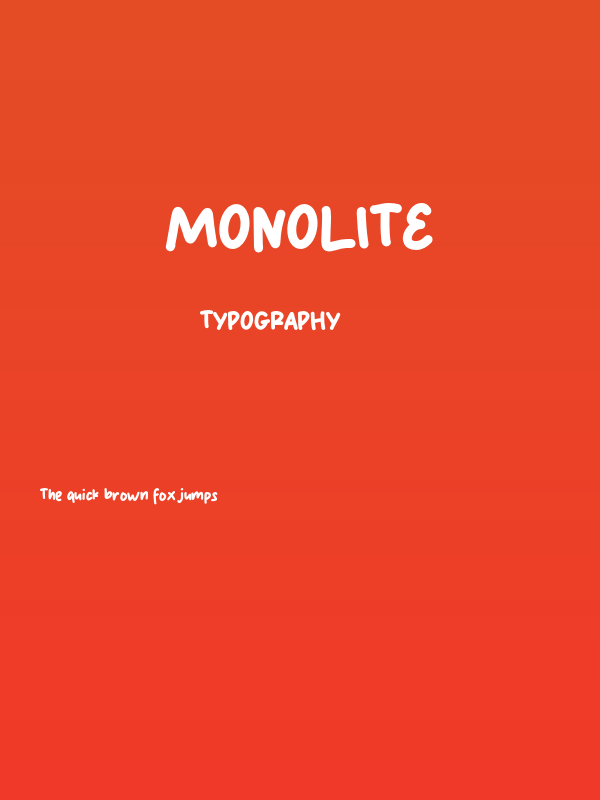 Monolite Poster