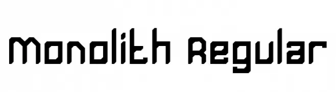 Monolith Regular  Fuentes Gratis Descargar