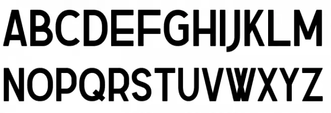 Monolog-free Font Litere mari