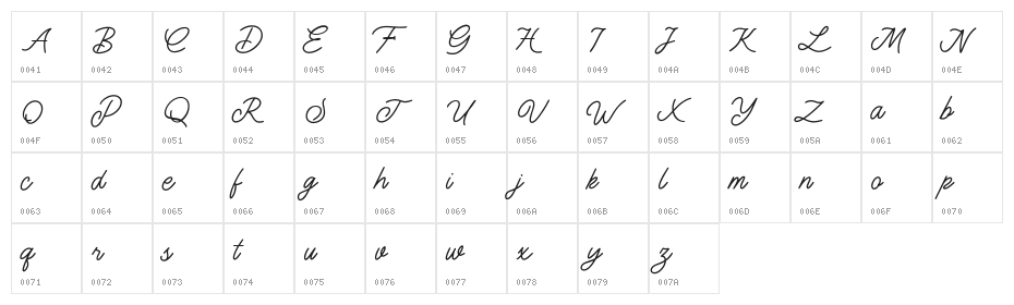 Monology Free Character Map