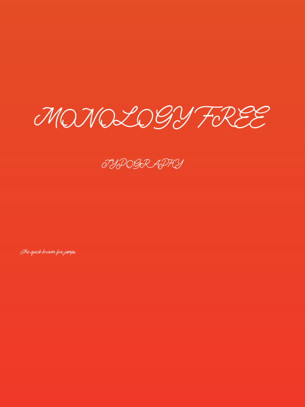 Monology Free Poster