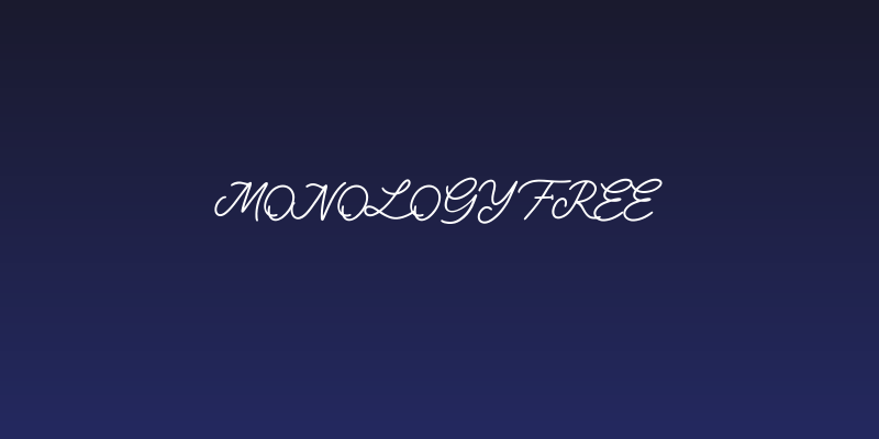 Monology Free Social Header