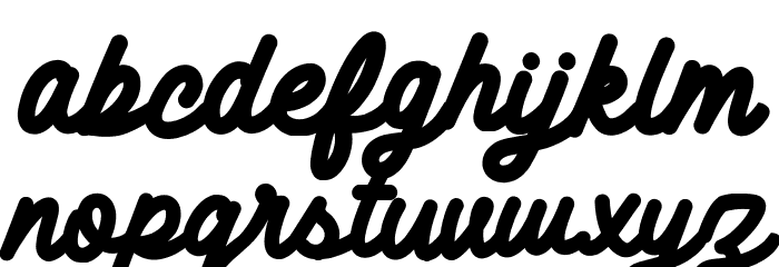 Monolyte Font LOWERCASE