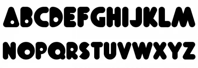 Monomen Schriftart Groß