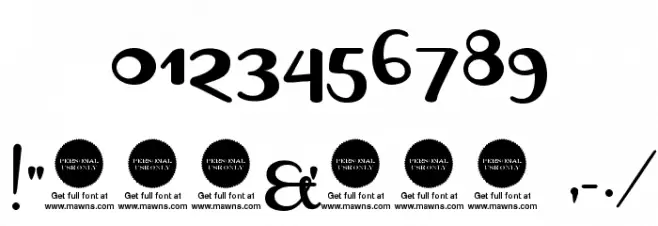 Monoment Font OTHER CHARS