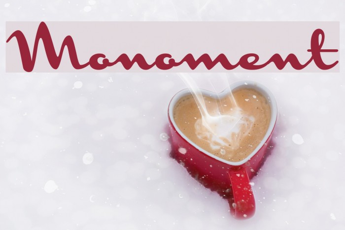 Monoment Font examples