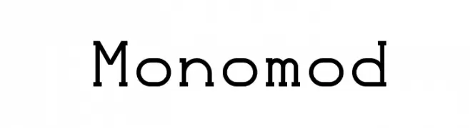 Monomod  नि: शुल्क फ़ॉन्ट्स डाउनलोड