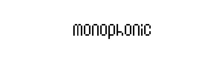 Monophonic Fonte