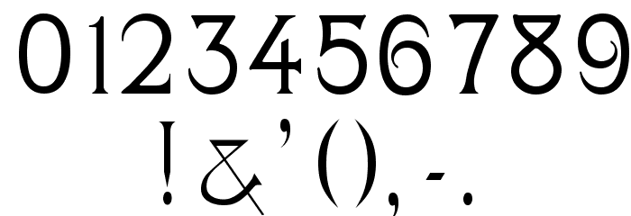 Monopol Font OTHER CHARS