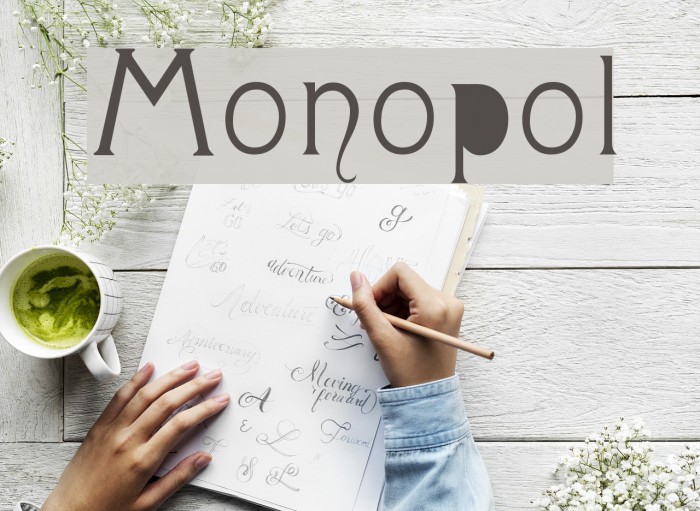 Monopol Font examples