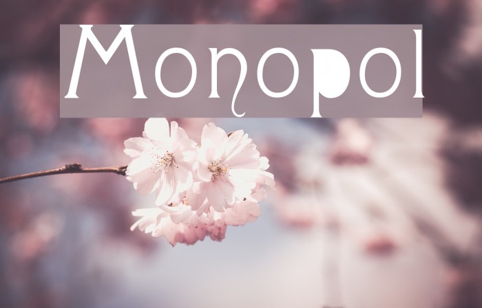 Monopol Font examples