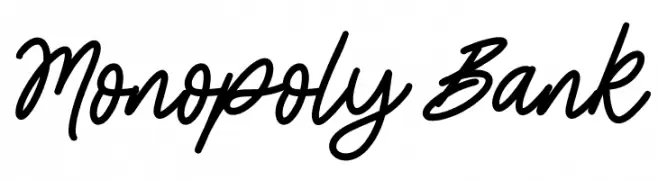 Monopoly Bank Шрифта