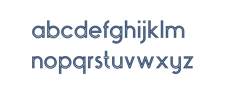 Monopoly Inline Lowercase