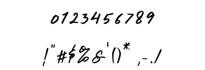 Monopoly Font OTHER CHARS