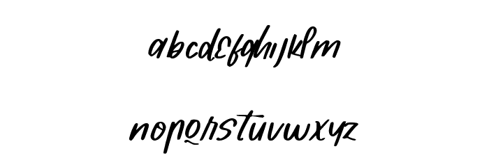 Monopoly Font LOWERCASE