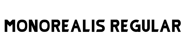 Monorealis Regular  Fuentes Gratis Descargar