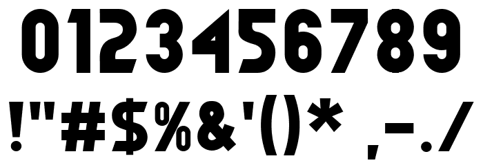 Monorealis Regular Font OTHER CHARS