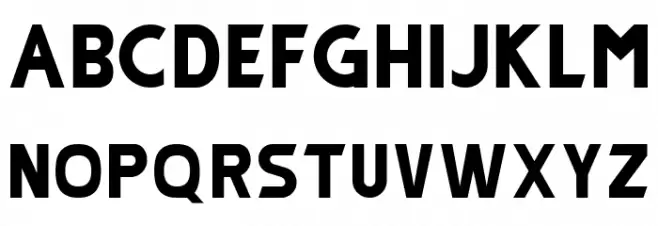 Monorealis Regular Шрифта ВЕРХНИЙ