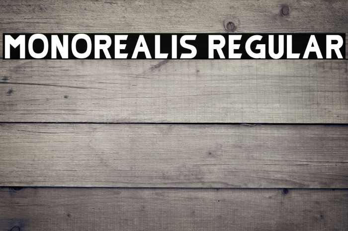 Monorealis Regular Example 3