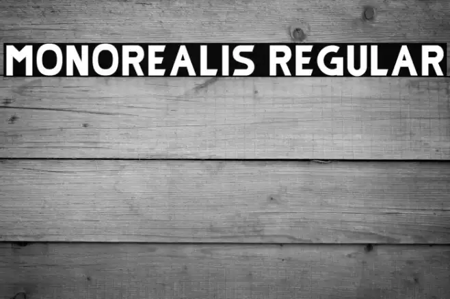Monorealis Regular Example 3