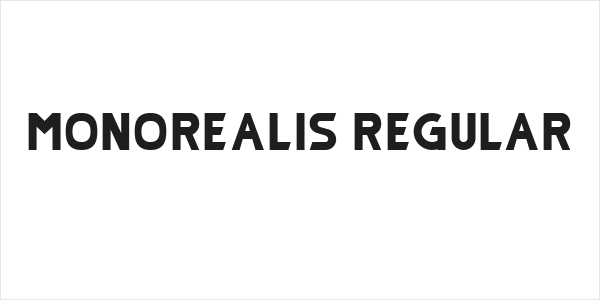 Monorealis Regular Logo