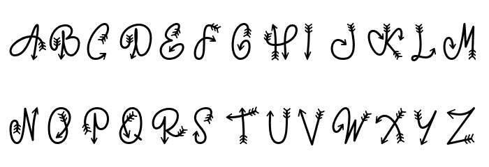 Monorow One Font LOWERCASE
