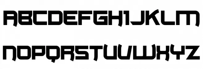 Monoscreen Demo Font Litere mari