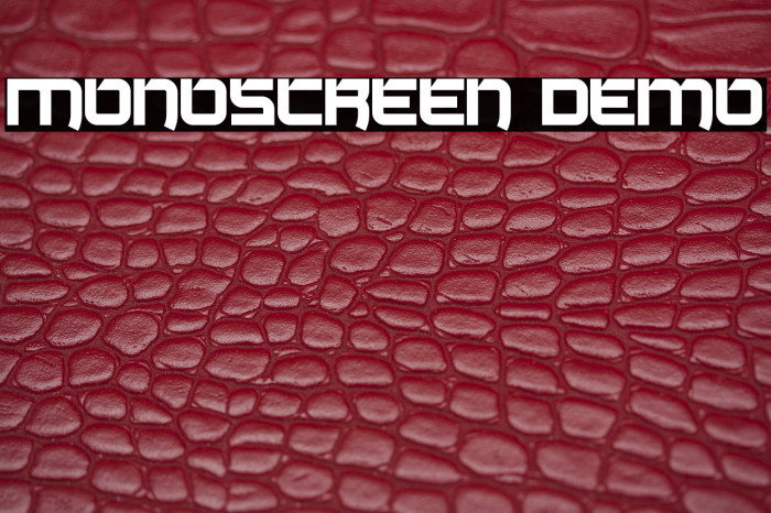 Monoscreen Demo Example 3