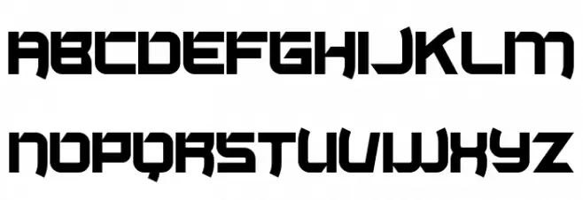 Monoscreen Demo फ़ॉन्ट लोअरकेस