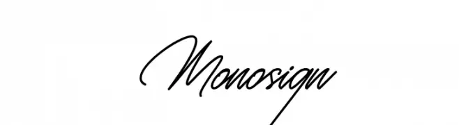 Monosign  Free Fonts Download