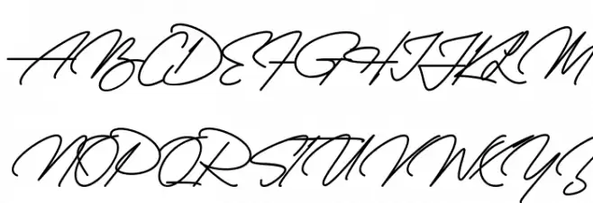 Monosign Font Litere mari