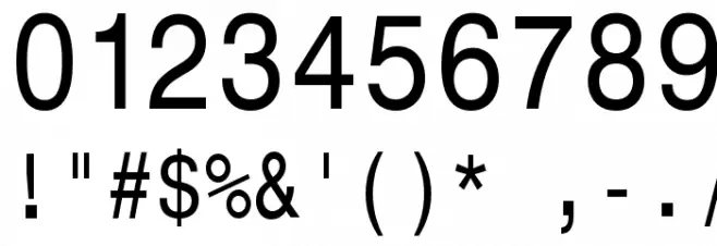 MonospaceTypewriter Font OTHER CHARS