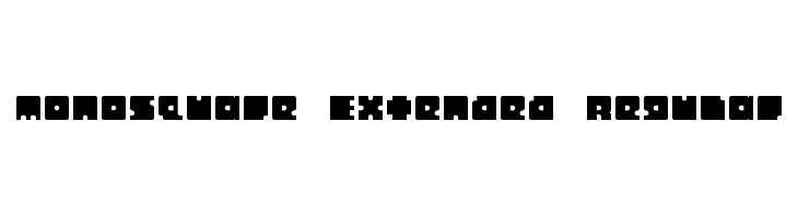 Monosquare Extended Regular  Descarca Fonturi Gratis