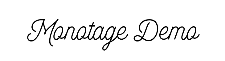 Monotage Demo  لخطوط تنزيل