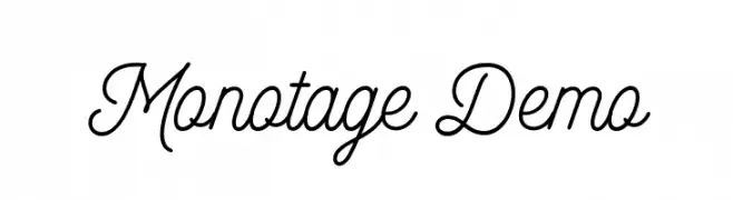 Monotage Demo  Fuentes Gratis Descargar