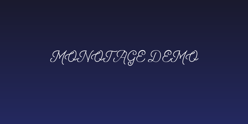 Monotage Demo Social Header