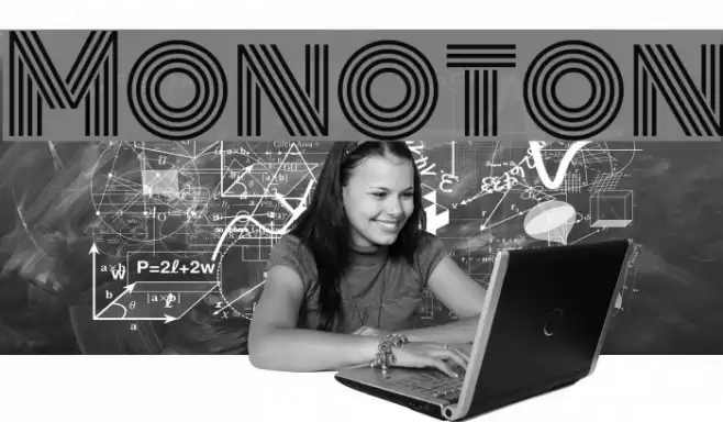 Monoton Font examples