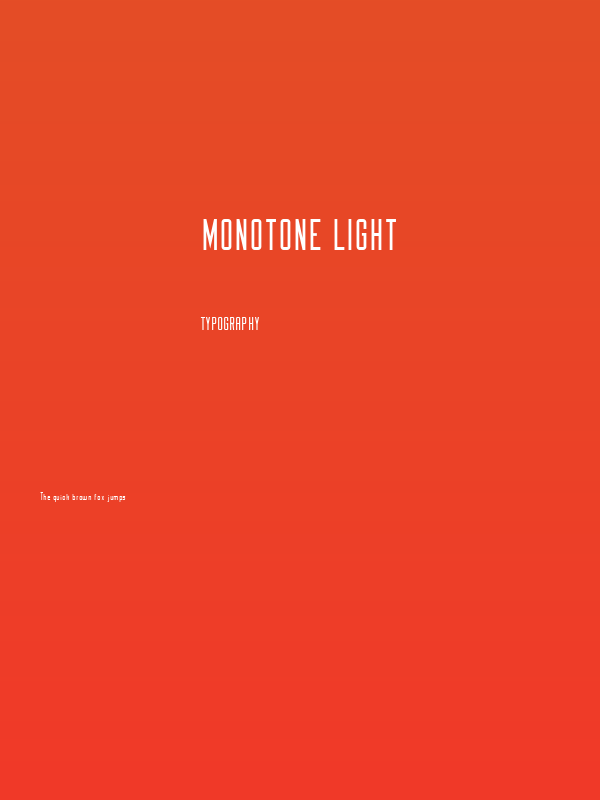Monotone Light Poster