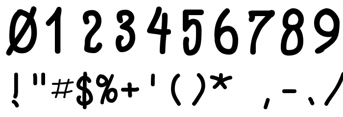 Monotone Font OTHER CHARS