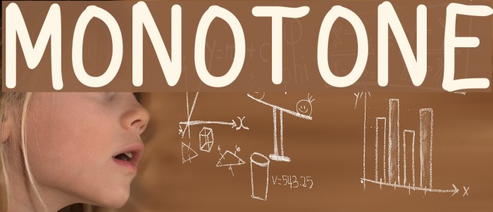 Monotone Font examples