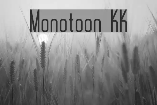 Monotoon KK Font examples