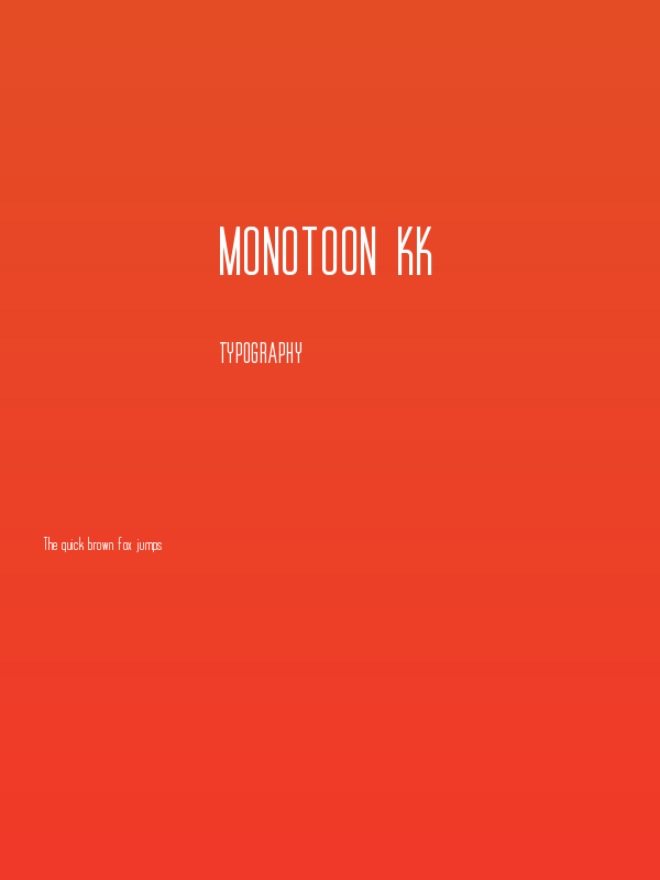 Monotoon KK Poster