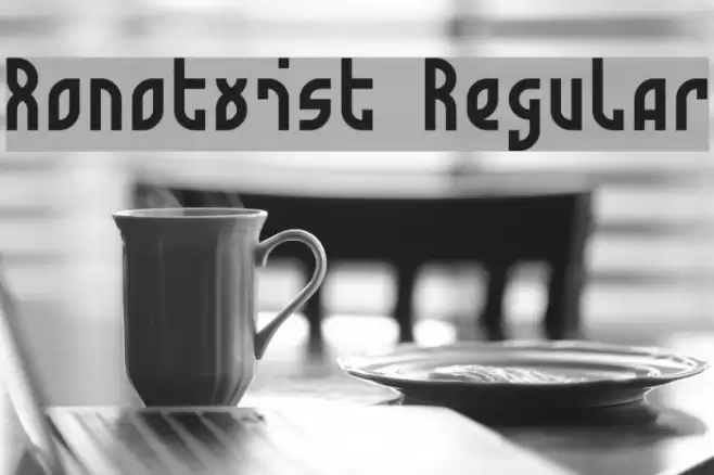 Monotwist Regular Font examples