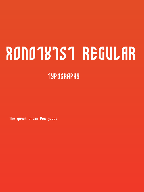 Monotwist Regular Poster